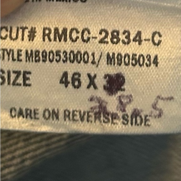 Cinch green label relaxed fit straight leg jeans size 46x28.5 preowned - Picture 5 of 5